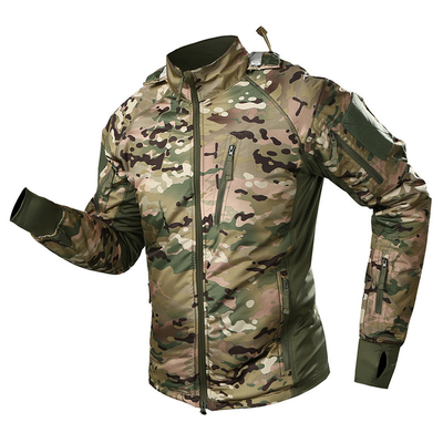 CP Camouflage Fleece Jacket Camouflage Military Tactical Jacket