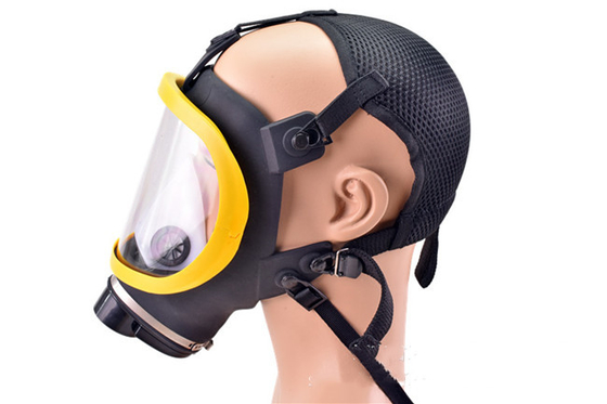 Industry Protective Fire Fighting Gas Mask Anti Fogging Full Face Gas Mask