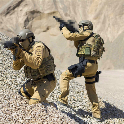 Ergonomic Military Combat Uniform Camo Tactical Frog Suit Military 100% Polyester Body