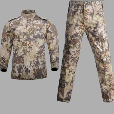 XS-2XL Flame Retardant Military Camouflage Uniform ACU Python Desert Army Uniform