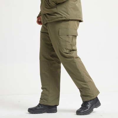Thermal Insulated Garment Green CP FG Hand Wash Zipper Long Sleeve For Winter Outdoors