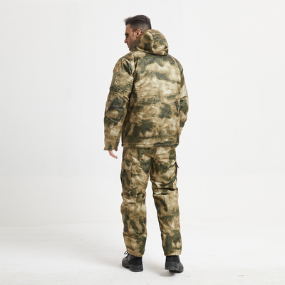Thermal Insulated Garment Green CP FG Hand Wash Zipper Long Sleeve For Winter Outdoors